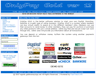 OnlyPay GOLD - Online Universal Payment System Script